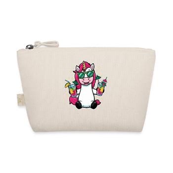 Unicorn Cocktail Booze Party Celebrations Vacation Bachelor Party - Organic Pouch - nature - Front