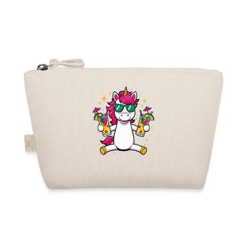 Unicorn Cocktail Booze Party Celebrations Vacation Bachelor Party - Organic Pouch - nature - Front