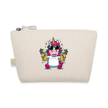 Unicorn Cocktail Booze Party Celebrations Vacation Bachelor Party - Organic Pouch - nature - Front