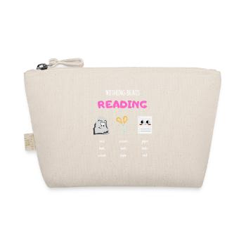 Nothing Beats Reading Rock Paper Scissors - Organic Pouch - nature - Front