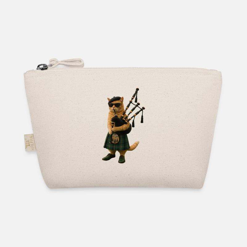 Katze Dudelsack Bio-Täschchen