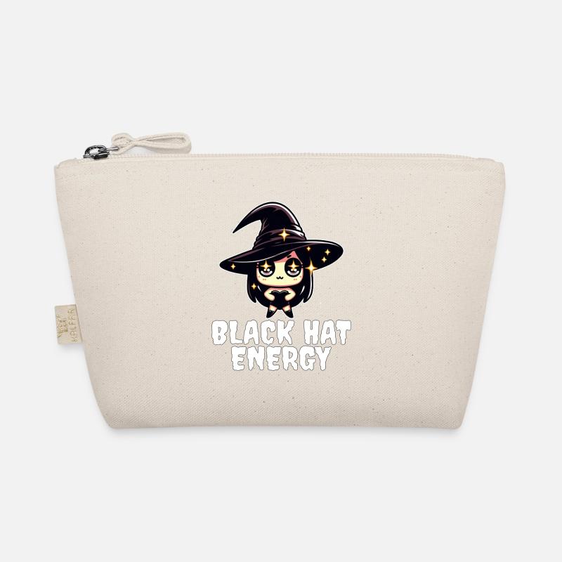 BLACK HAT ENERGY - HEXEN-HALLOWEEN - Bio-Täschchen - Natur