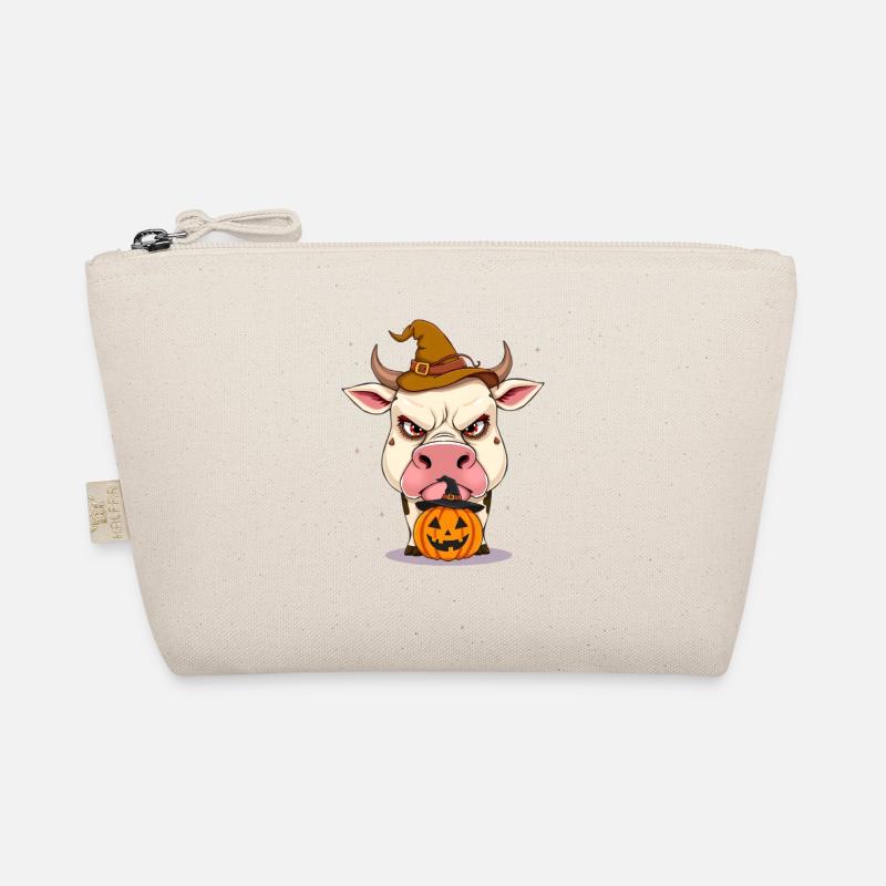 Grim Halloween magic bull Organic Pouch