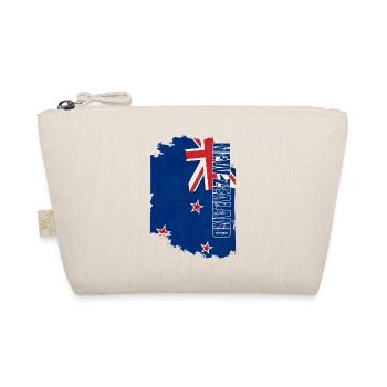 Drapeau néo-zélandais, grunge vintage - Trousse biologique - nature - Devant