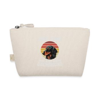 Sorry I Can't, I Have Plans With My Dachshund - Organic Pouch - nature - Front
