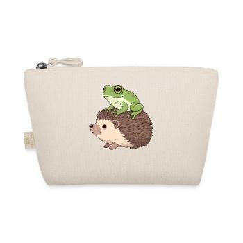 Cute animal friends illustration - Organic Pouch - nature - Front