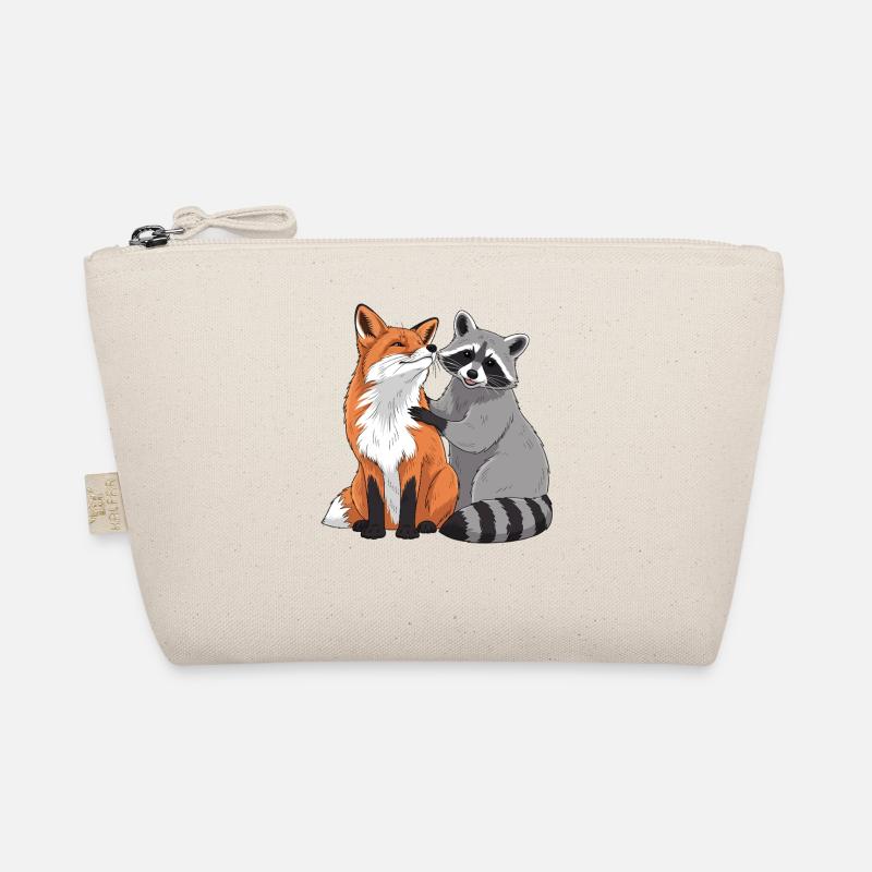 Wilde Tierfreunde Illustration Bio-Täschchen