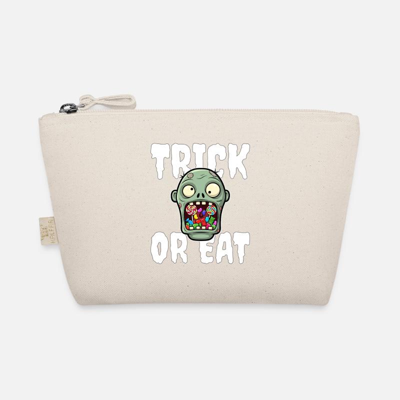SÜSSES ODER ESSEN - ZOMBIE HALLOWEEN Bio-Täschchen