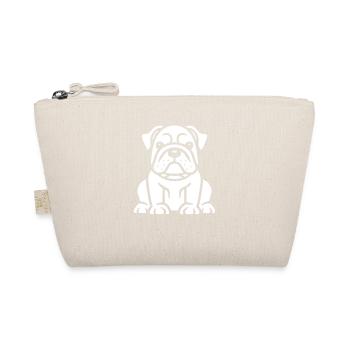 Chiot Bouledogue Illustration Détaillée - Trousse biologique - nature - Devant