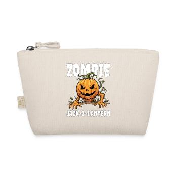 ZOMBIE JACK-O-LANTERN - ZOMBIE HALLOWEEN - Bio-Täschchen - Natur - Vorne