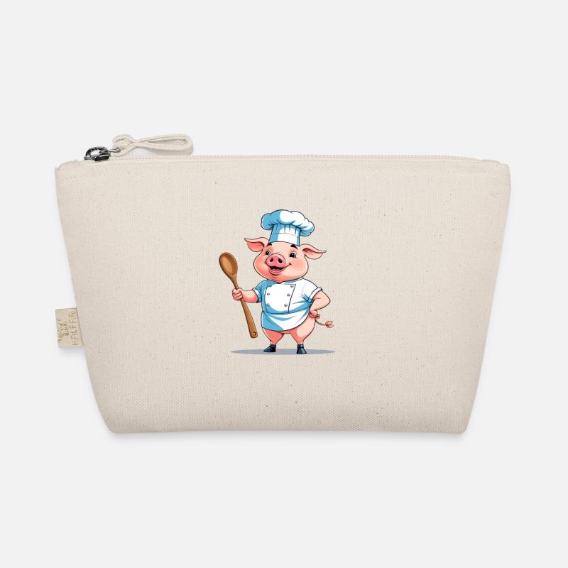 Kochender Schweinechef Bio-Täschchen