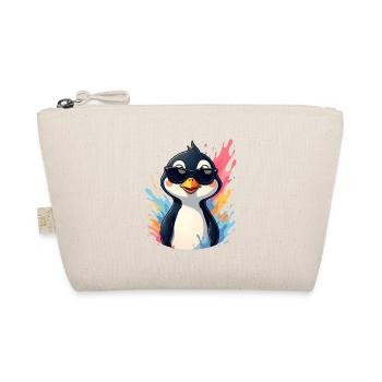 Pingu cool avec des lunettes de soleil - Trousse biologique - nature - Devant