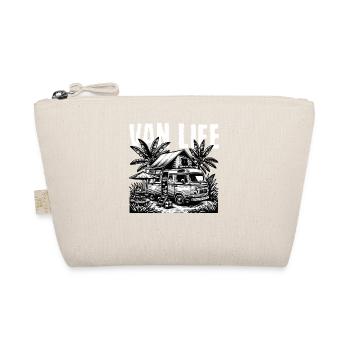 Van Life Camping Abenteuer Vintage Style - Bio-Täschchen - Natur - Vorne