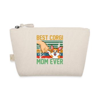 Die beste Corgi-Mama aller Zeiten – Muttertags-Special - Bio-Täschchen - Natur - Vorne