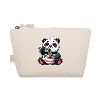 Cute Panda Ramen Japanese Noodles Animal Lovers - Organic Pouch - nature - Front