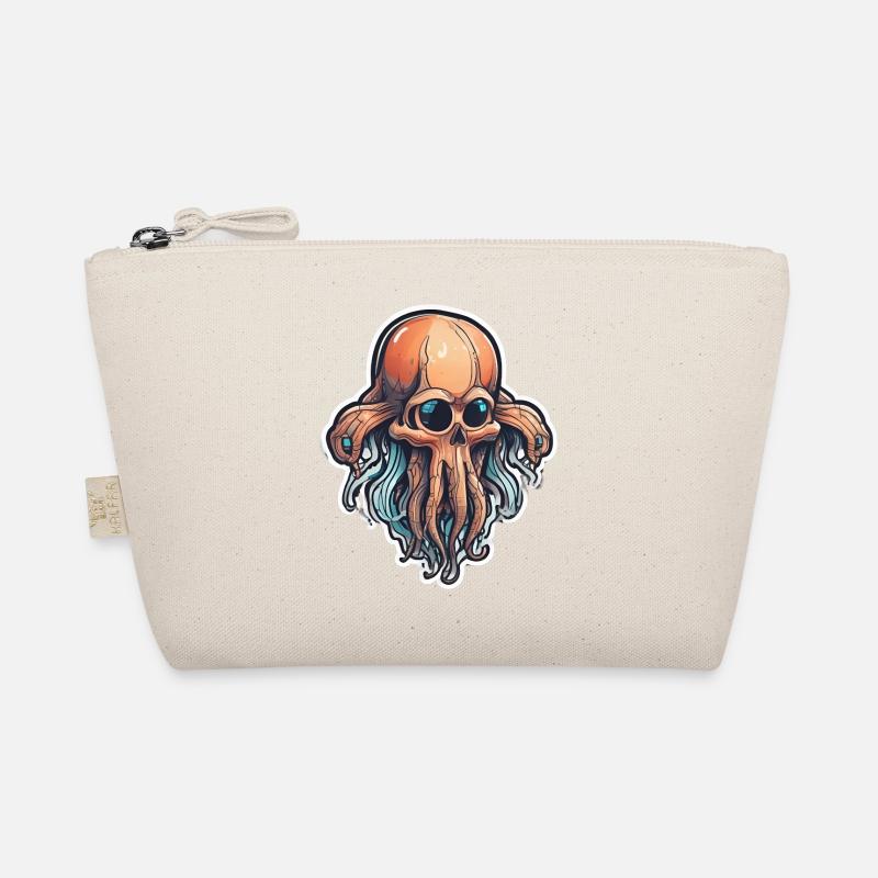 Eco-Friendly Squid Skull Organic Pouch