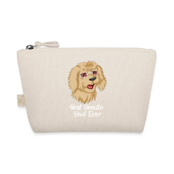 Golden Doodle Papa Hund mit Sonnenbrille - Bio-Täschchen - Natur - Vorne