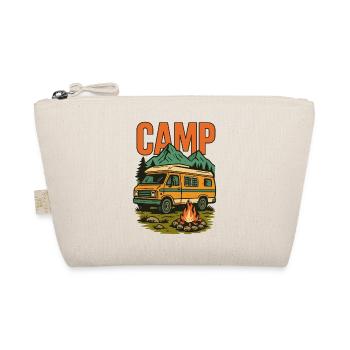 Camp Adventure Van Lustiges Camping - Bio-Täschchen - Natur - Vorne