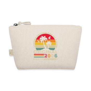 20 Years 2006 Vintage Retro Anniversary - Organic Pouch - nature - Front