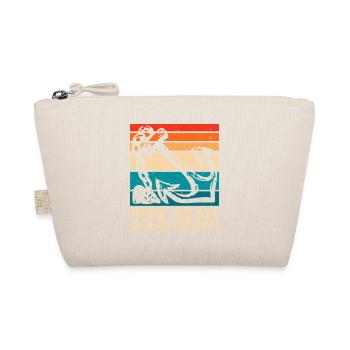 Expectant Father MY BOAT MY RULES Funny - Organic Pouch - nature - Front