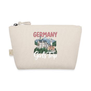 Germany Girls Trip Neuschwanstein Castle - Organic Pouch - nature - Front