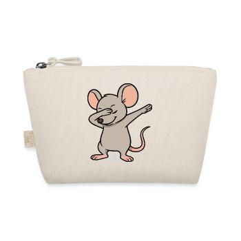 Mouse dabbing - Organic Pouch - nature - Front