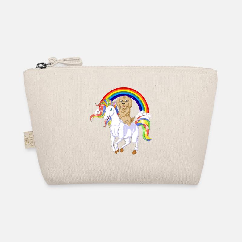 GoldenDoodle Reiten Einhorn Bio-Täschchen