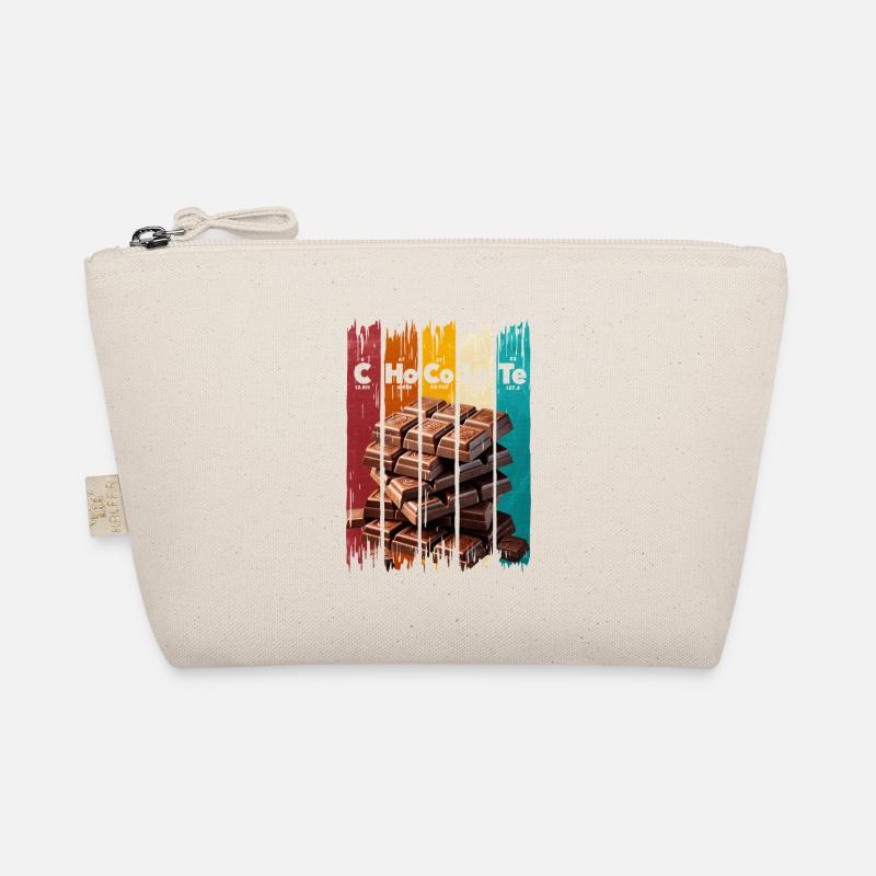 Barres de chocolat avec fond coloré Trousse biologique