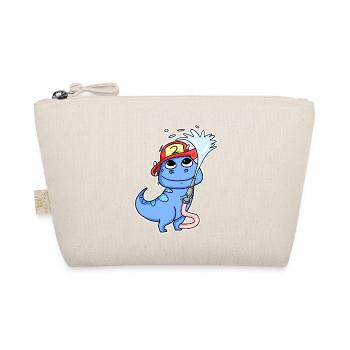 Fire Brigade Dino Motif - Organic Pouch - nature - Front