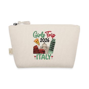 Italy Girls Trip 2026 - Organic Pouch - nature - Front