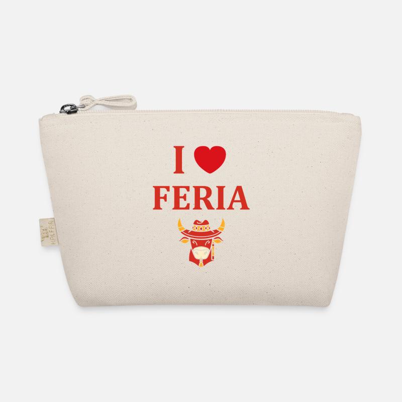 Poster Feria mit Stier und Feria Hut Bio-Täschchen