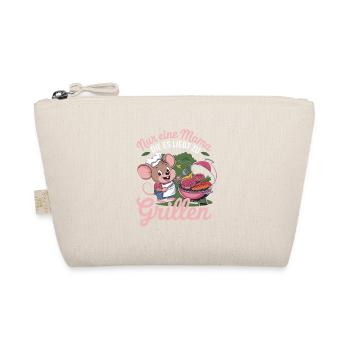 Juste une maman qui adore faire des grillades - Trousse biologique - nature - Devant