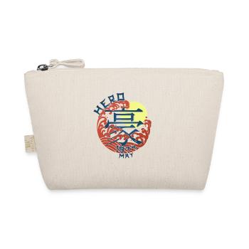 Japan Hero since May 1974 Birthday Gift - Organic Pouch - nature - Front
