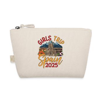 Spain Girls Trip 2025 - Organic Pouch - nature - Front