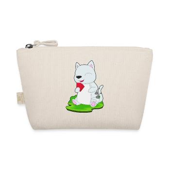 Katze Poker Pokerkarten - Bio-Täschchen - Natur - Vorne
