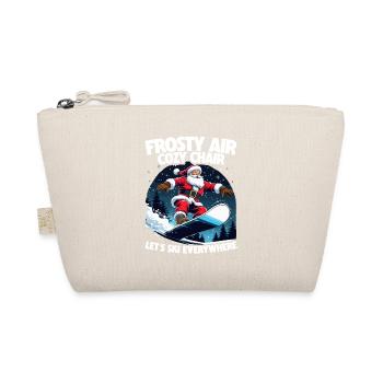 Skiing Skiers Winter sports - Organic Pouch - nature - Front