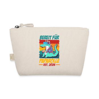 Gamer Dad READY FOR PAPA ROLL EST 2026 Funny - Organic Pouch - nature - Front