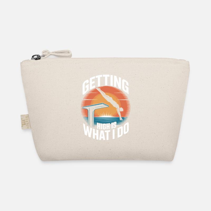 Diving diving board Organic Pouch