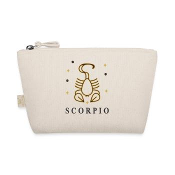 Zodiac Scorpio with the Stars - Organic Pouch - nature - Front
