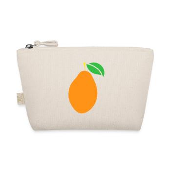 Minimalist and Colorful Pear Mango - Organic Pouch - nature - Front