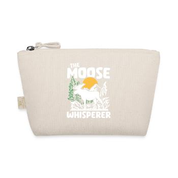 Moose Nature Silhouette Design - Bio-Täschchen - Natur - Vorne
