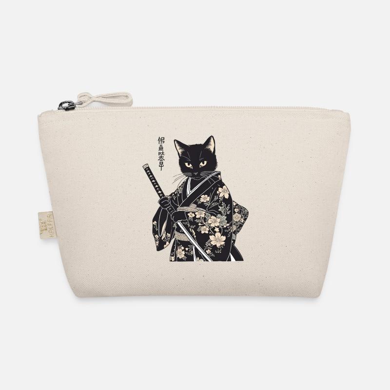 Chat samouraï – Style japonais moderne Trousse biologique