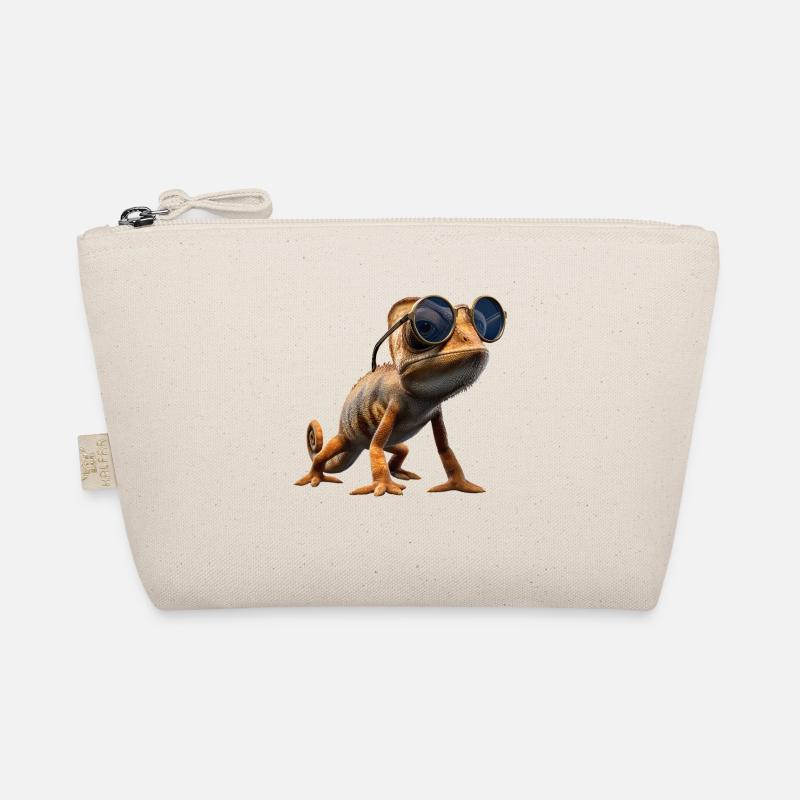 Chameleon Lizard Reptile Chameleon Iguana Lizard Organic Pouch