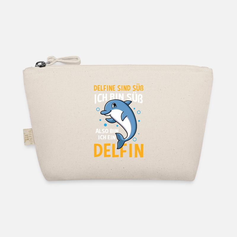 Delfine Sind Süß Ich Bin Süß Delfin Motiv Bio-Täschchen