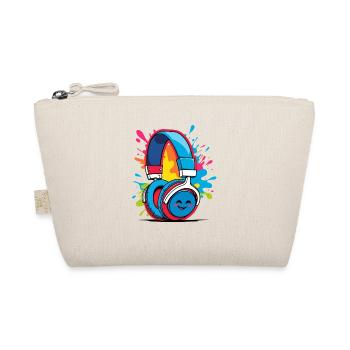 Illustration d'écouteurs colorés avec un graphique souriant - Trousse biologique - nature - Devant