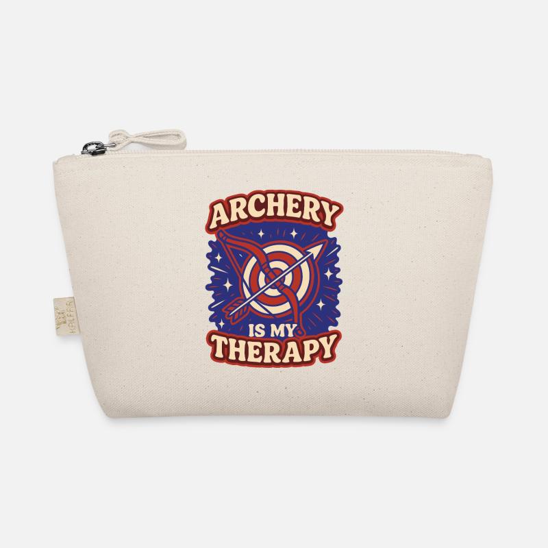 Archery Is My Therapy Archer Organic Pouch