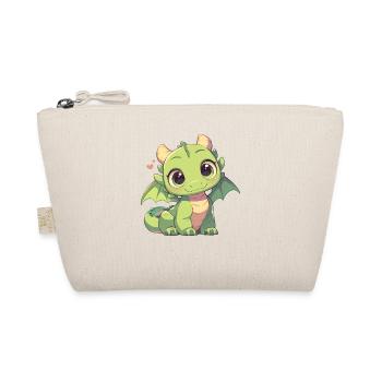 Drachen Drache - Bio-Täschchen - Natur - Vorne
