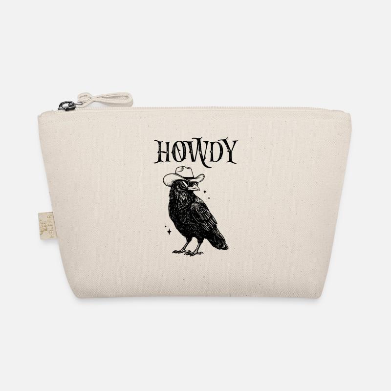 Howdy Rabe  - Bio-Täschchen - Natur