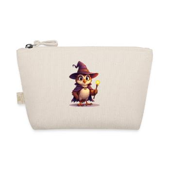 Hibou magique sorcier avec baguette magique - Trousse biologique - nature - Devant