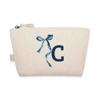 Monogramme c idée cadeau  - Trousse biologique - nature - Devant